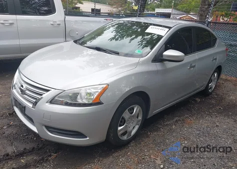 2014 Nissan Sentra Sv z USA, uszkodzony, nr VIN 3N1AB7AP6EY210279